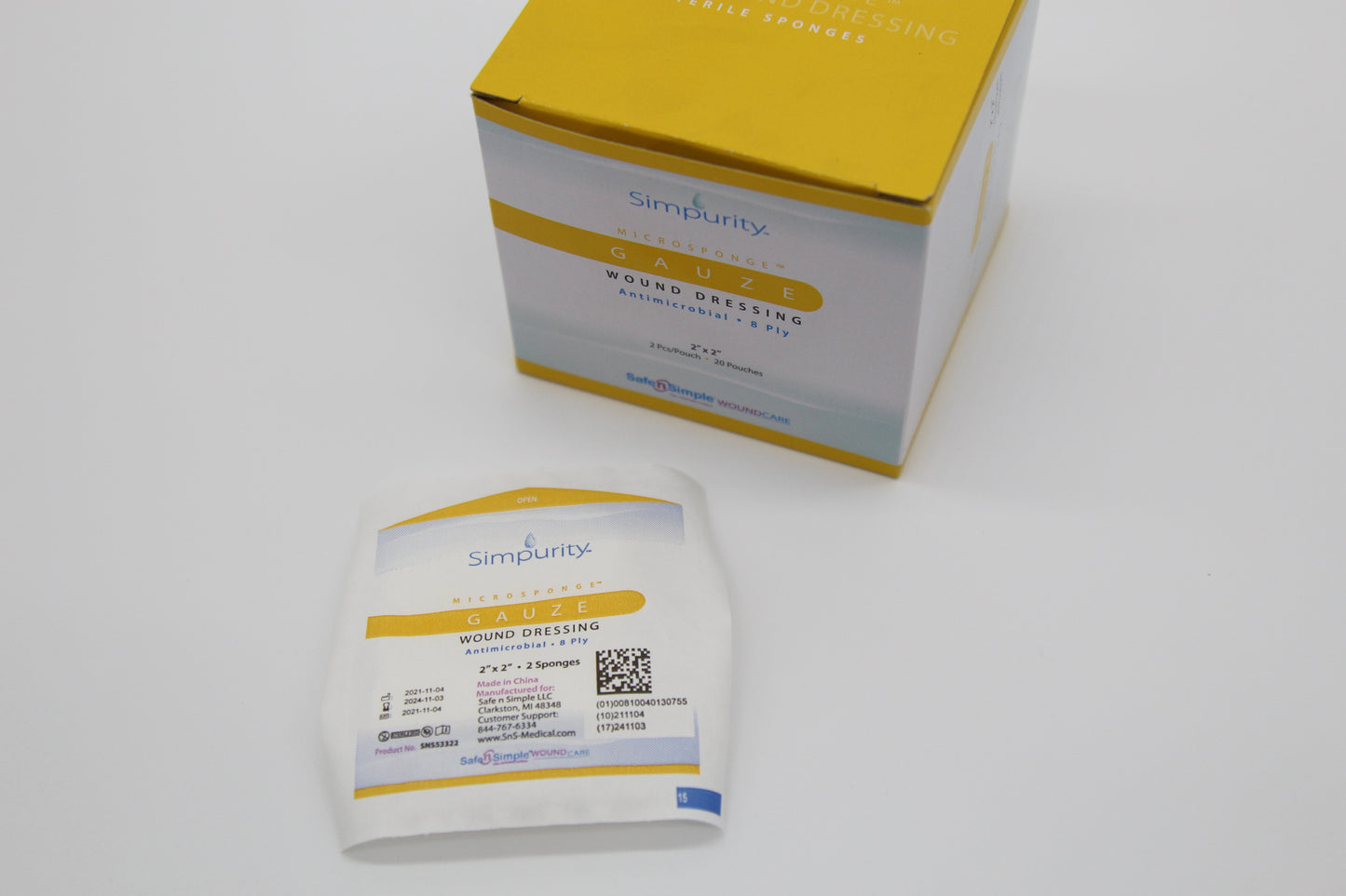 Antimicrobial Gauze |  Wound care products | Advanced Wound Care | SNS medical | Safe n Simple