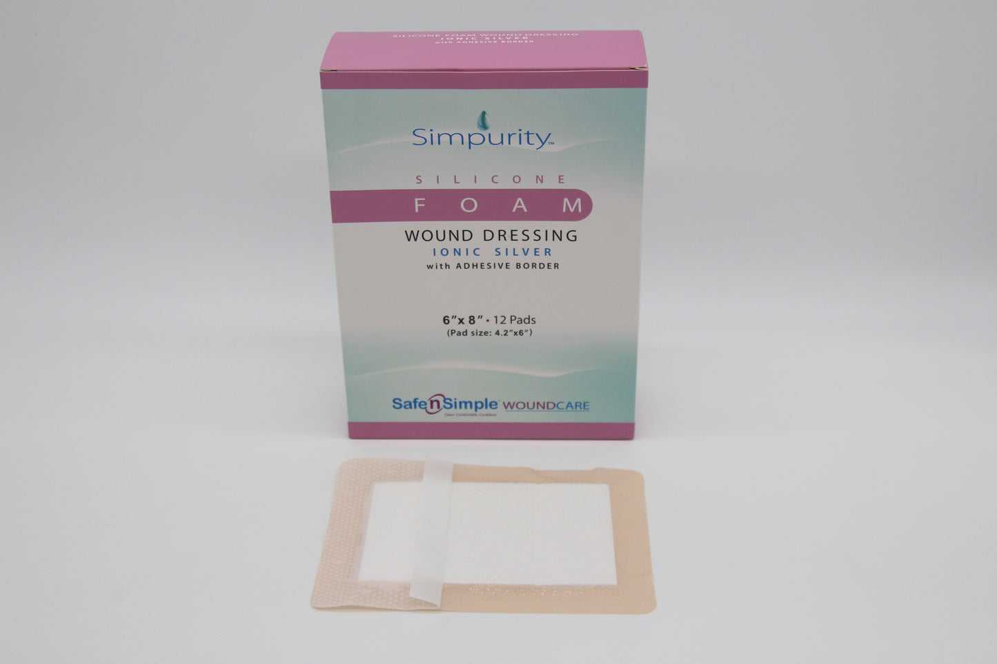 Silver Silicone Foam with Border – SNS Medical