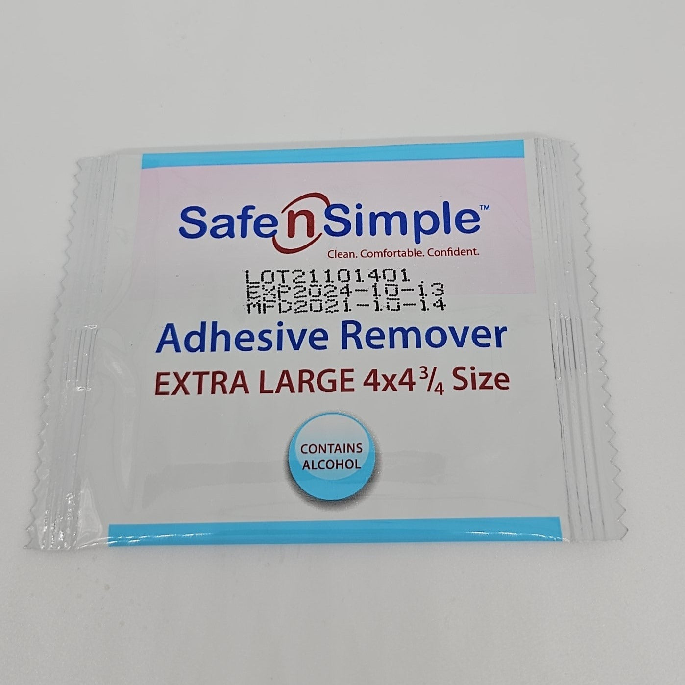 Adhesive Remover Wipes with Alcohol