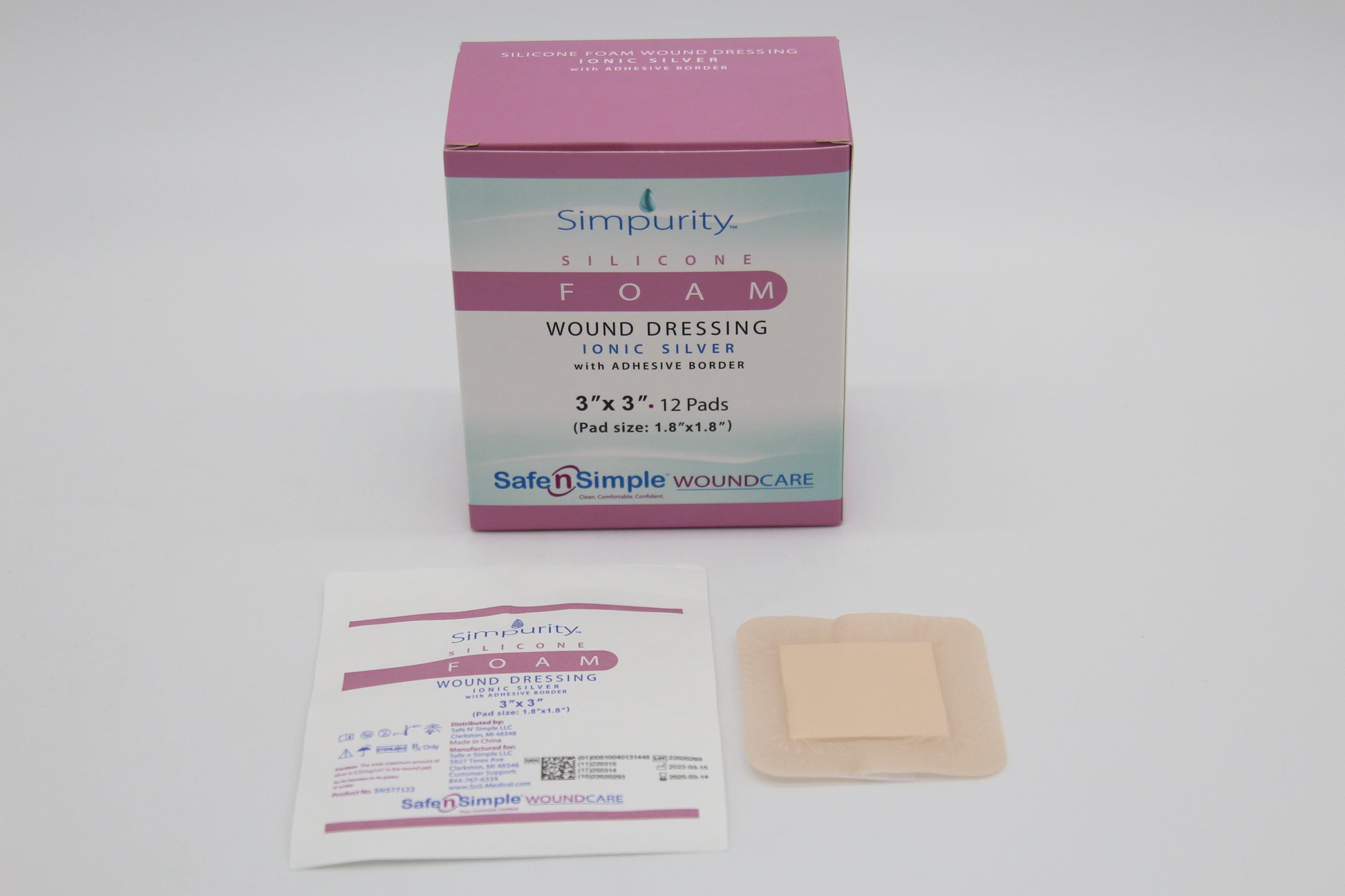 Silver Silicone Foam with Border – SNS Medical