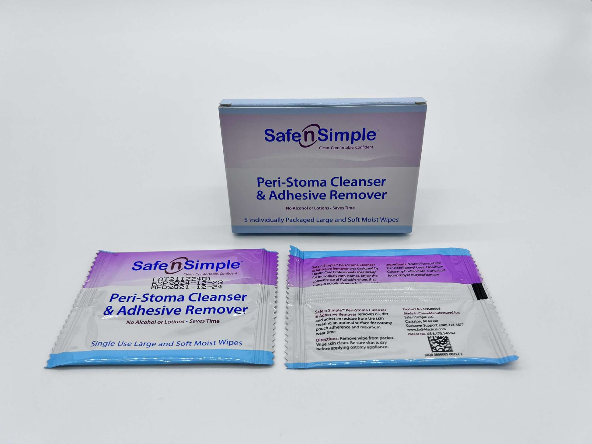 Ostomy Care Adhesive Remover Wipes