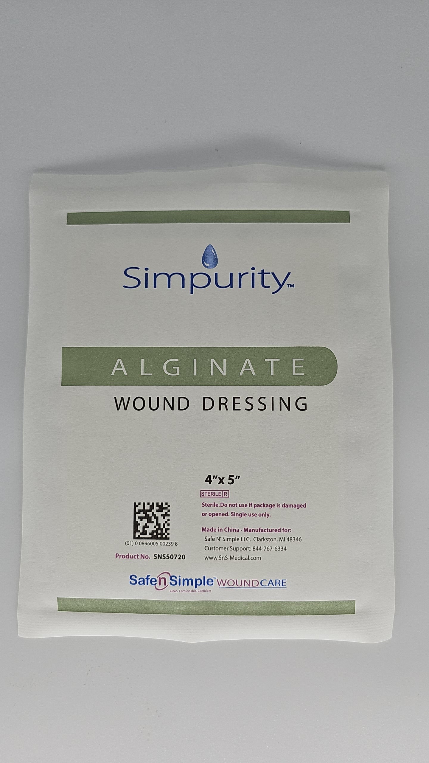 Alginate Pads, SNS medical, Medical products, New medical products