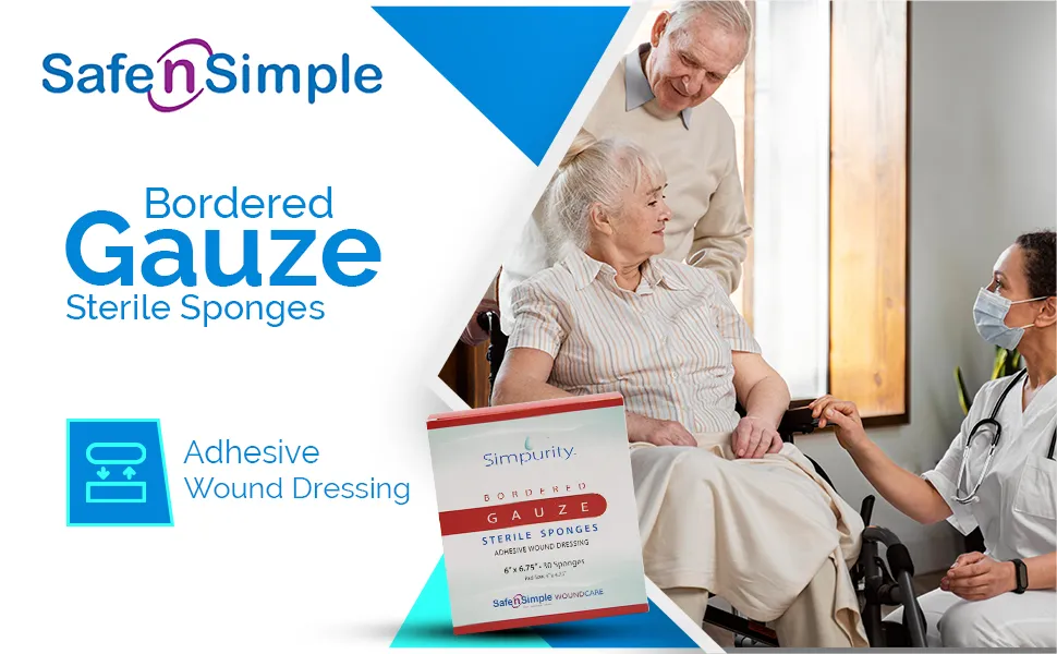 Bordered Gauze Wound Dressing