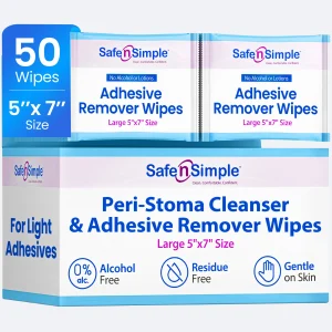 Adhesive Remover - 5" x 7" 50 Wipes