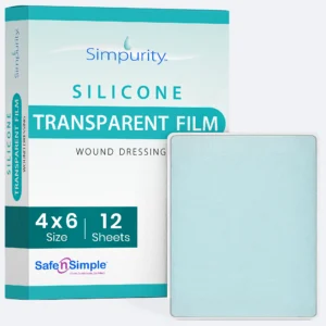Silicone Transparent Dressings 4" x 6"