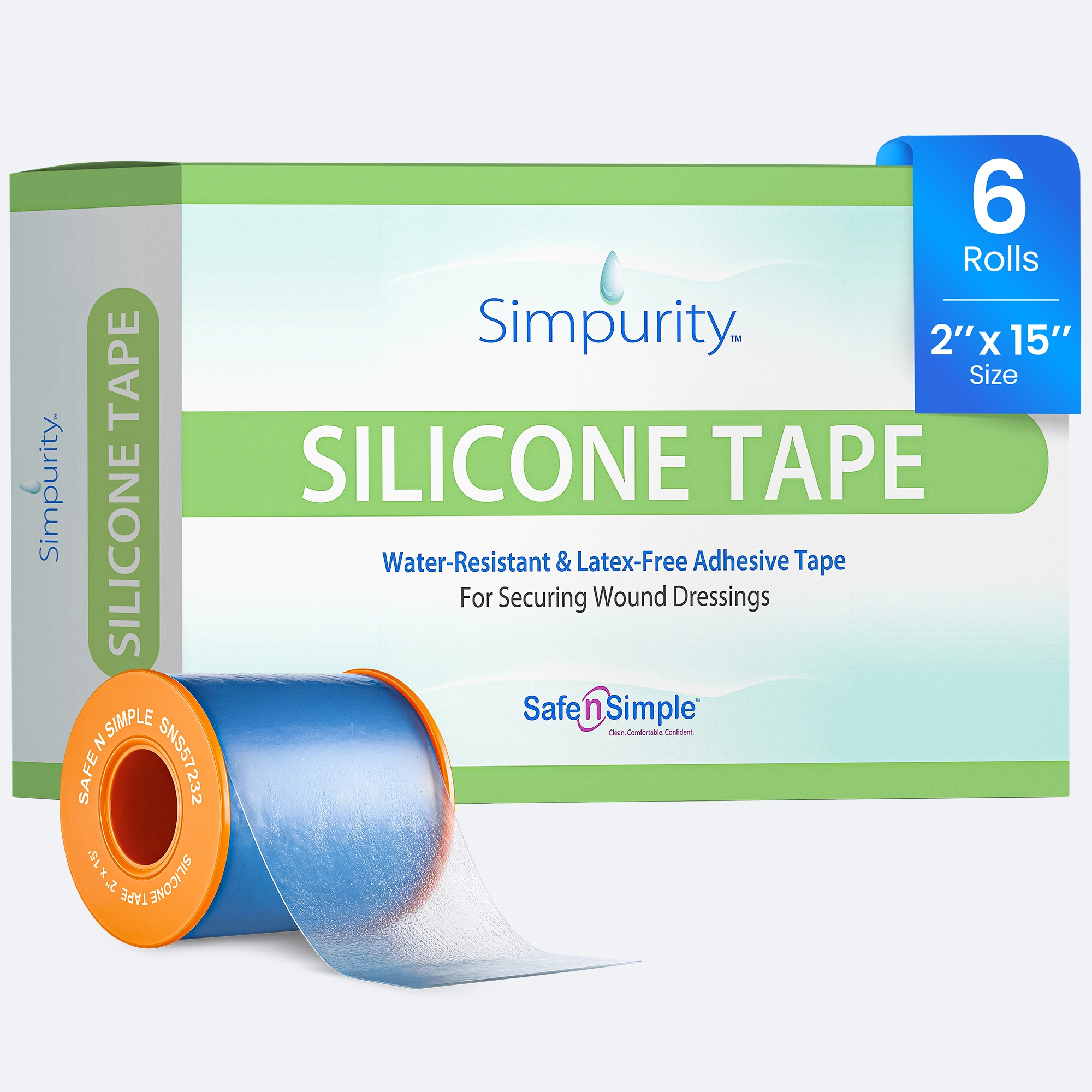 Silicone Tapes 2" x 15" 6 rolls
