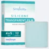 Silicone Transparent Dressings 4" x 5"