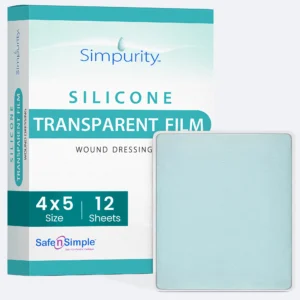 Silicone Transparent Dressings 4" x 5"