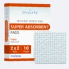 Highly Absorbent Dressings 2" x 2"