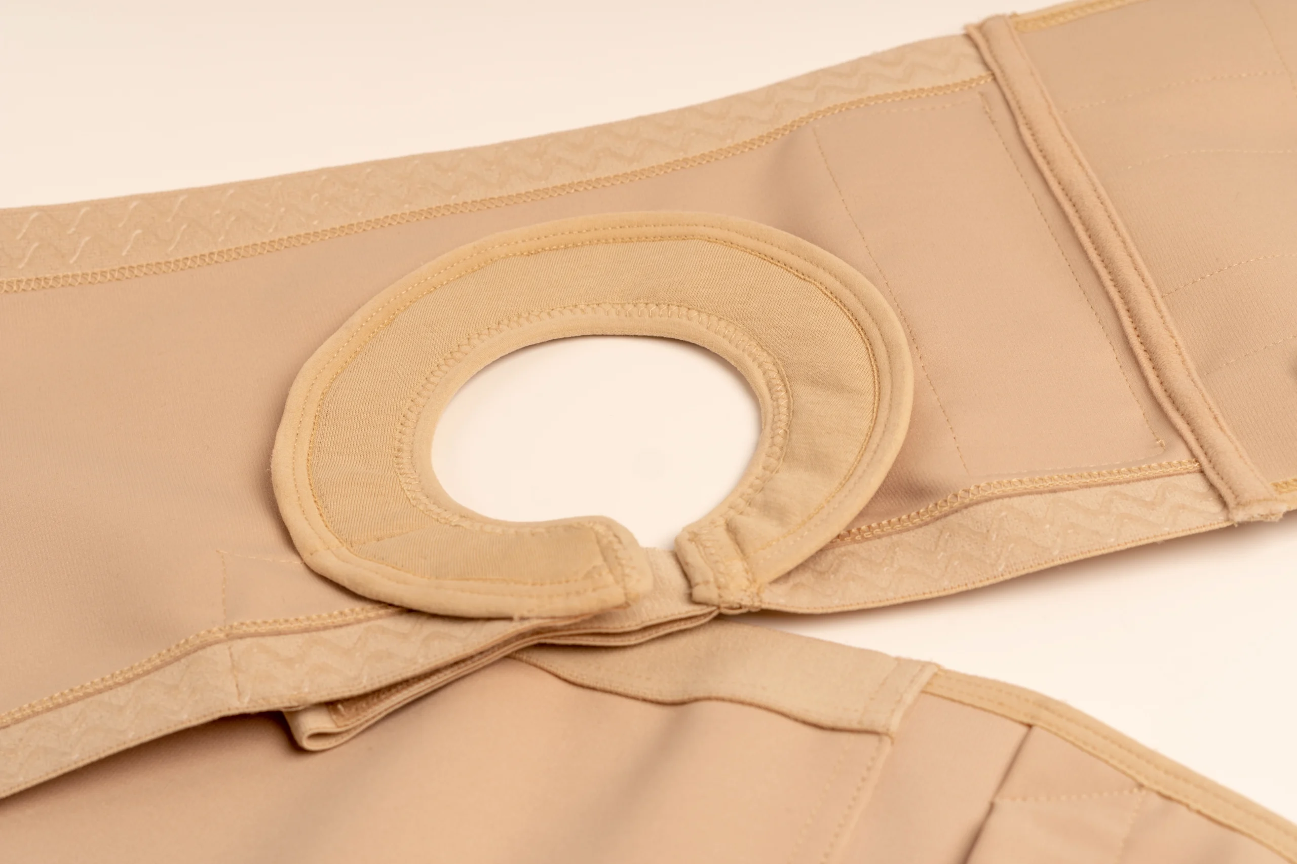 Ostomy hernia support belt worn for parastomal hernia support