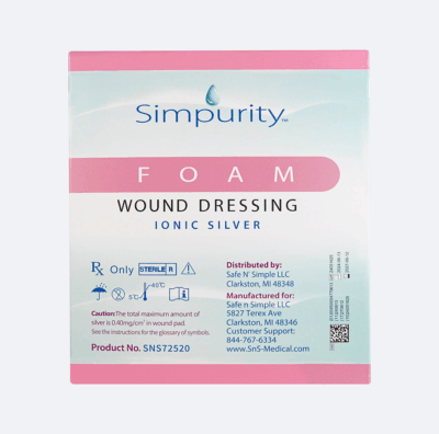 Silver Foam Dressing