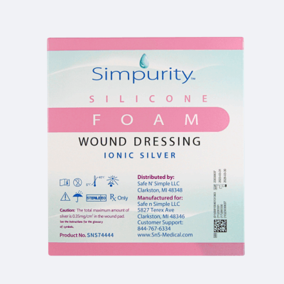 Silver Silicone Foam Dressings