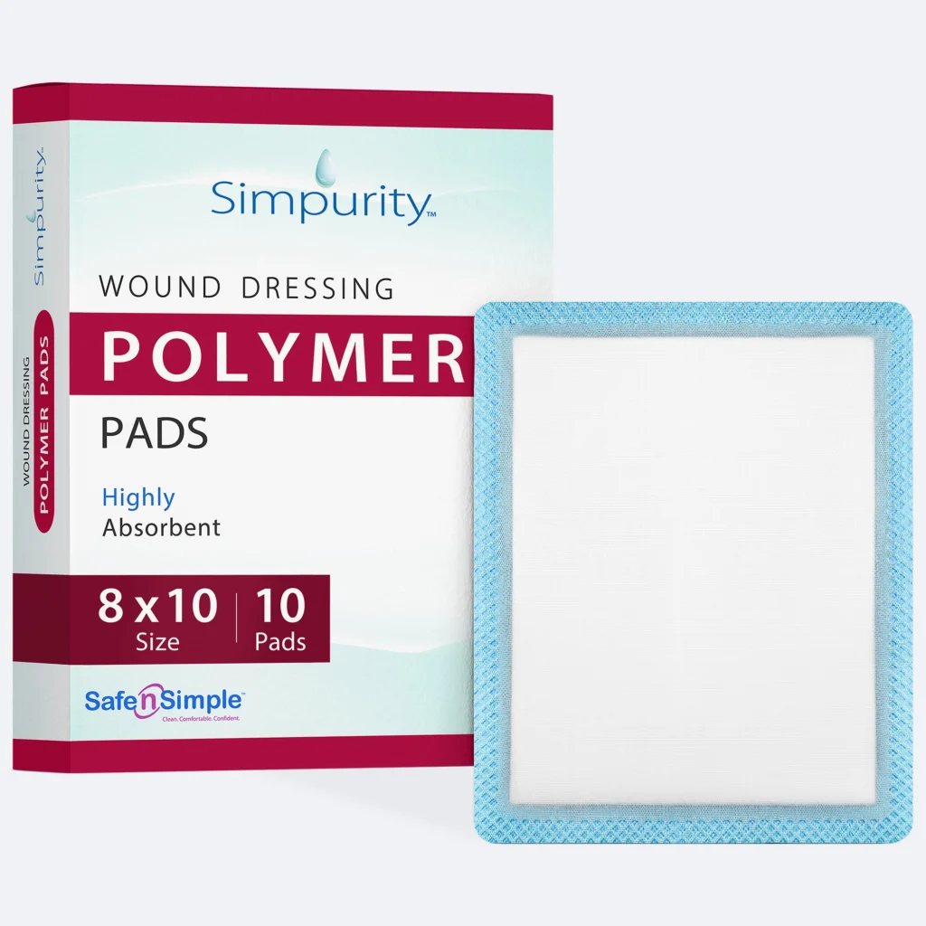 Polymer High Absorbent Pads 8" x 10"