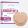Sacrum Foam With Silicone Border 5" x 5"