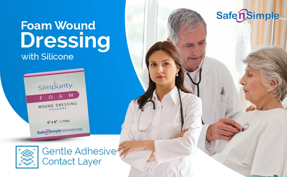 Sillicone Foam Wound Dressing
