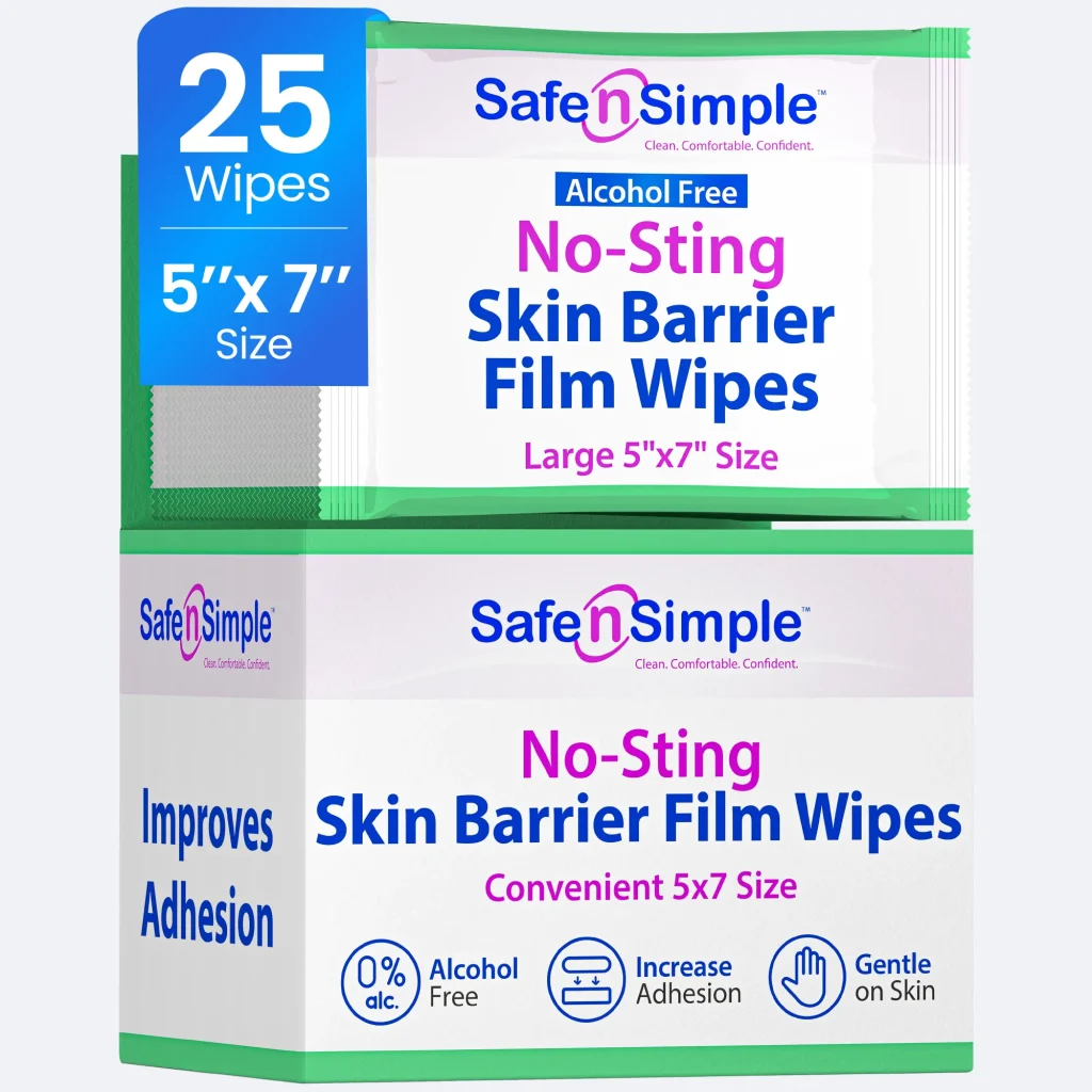 Skin Barrier Film No-Sting Wipes
