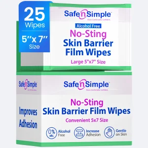 Skin Barrier Film No-Sting Wipes