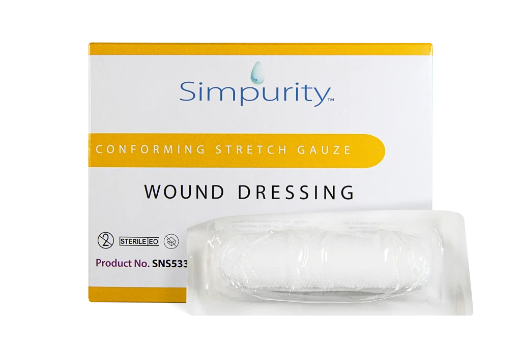 Conforming stretch gauze