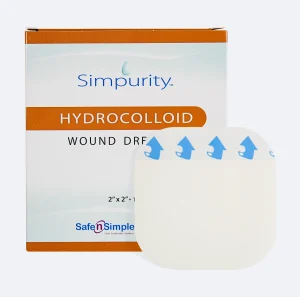 Hydrocolloid Wound Dressing 2" x 2" jpg main image