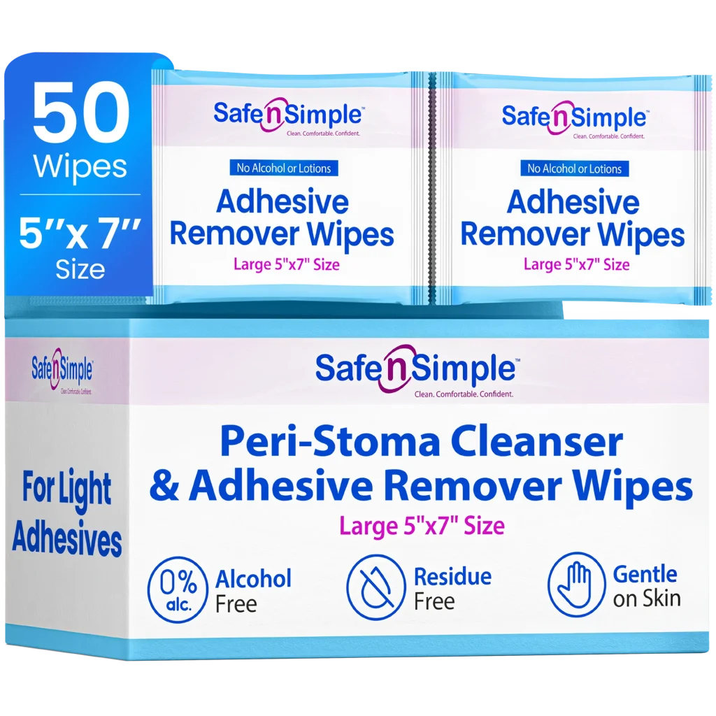 Adhesive Remover - 5" x 7" 50 Wipes