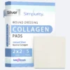 Silver Collagen Dressings 2" x 2"