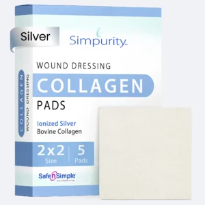 Silver Collagen Dressings 2" x 2"