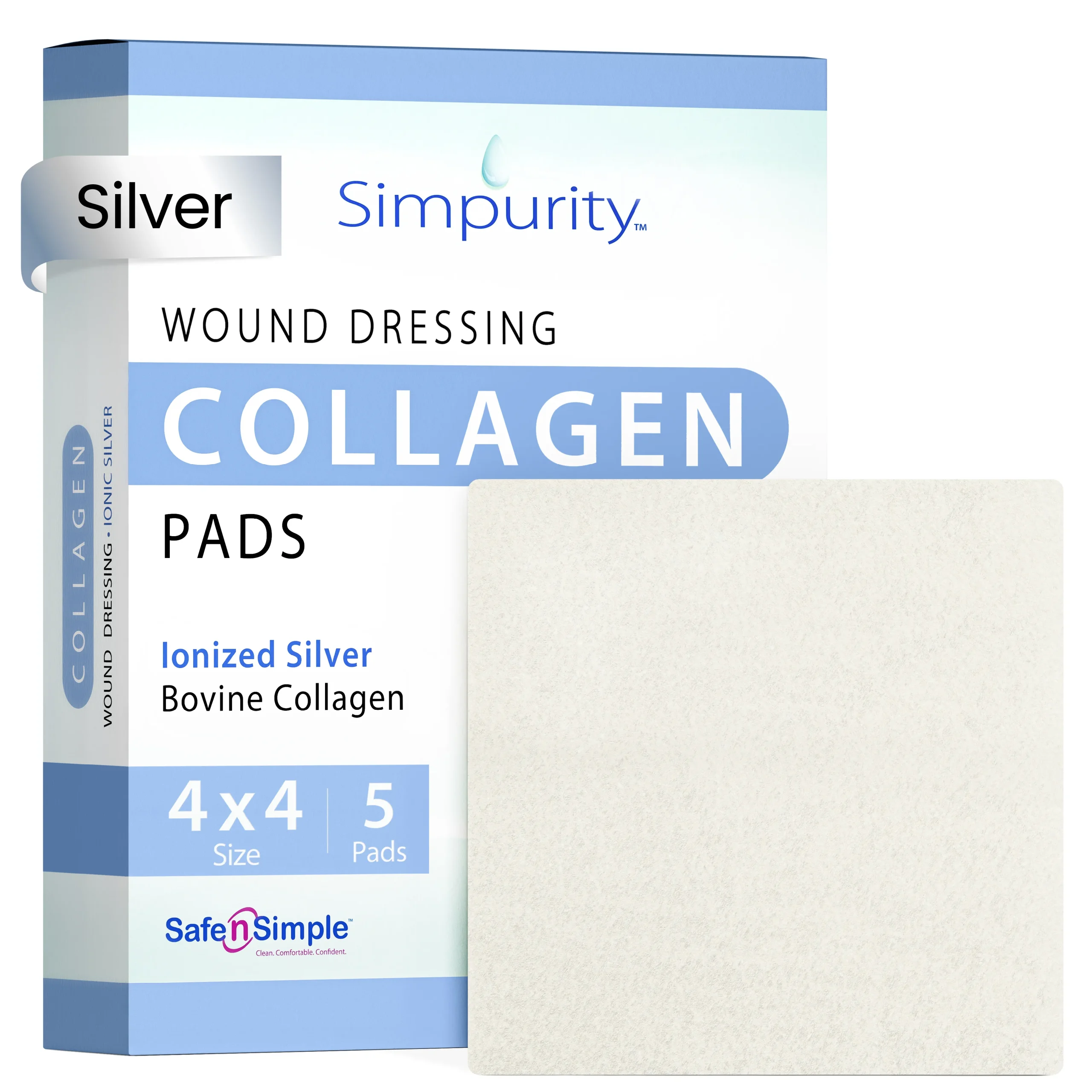 Silver Collagen Pads