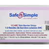 Ostomy Barrier Strips with Aloe and Zinc Oxide 1.25" - 1/2