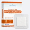 High Absorbent Dressing with Adhesive Border 2" x 2"