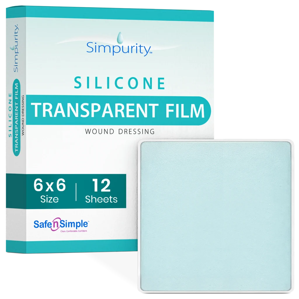 Silicone Transparent Dressings 6x6