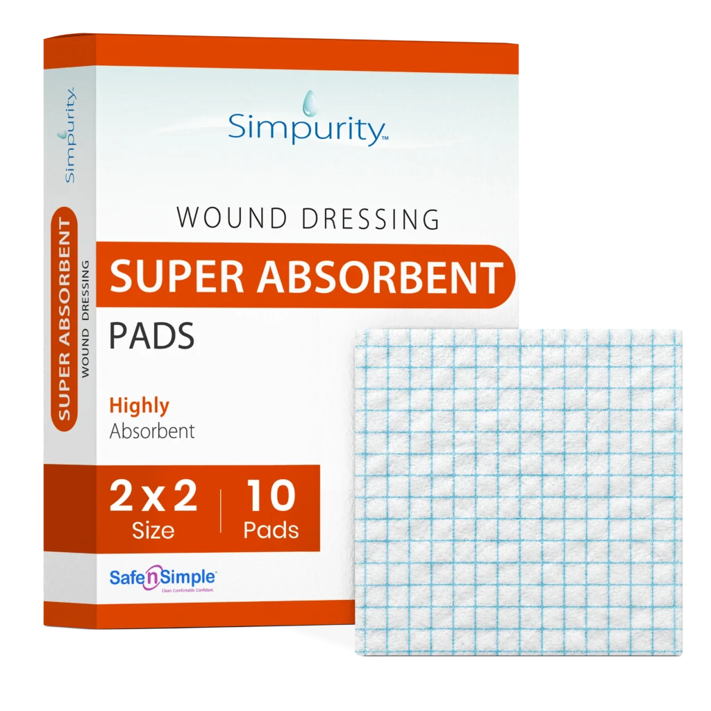Highly Absorbent Dressings 2x2